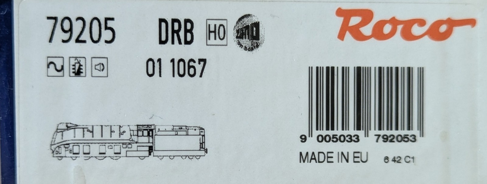 ROCO DRB Steam locomotive class 01.10 Digital AC Sound for 3R Marklin 79205 DB