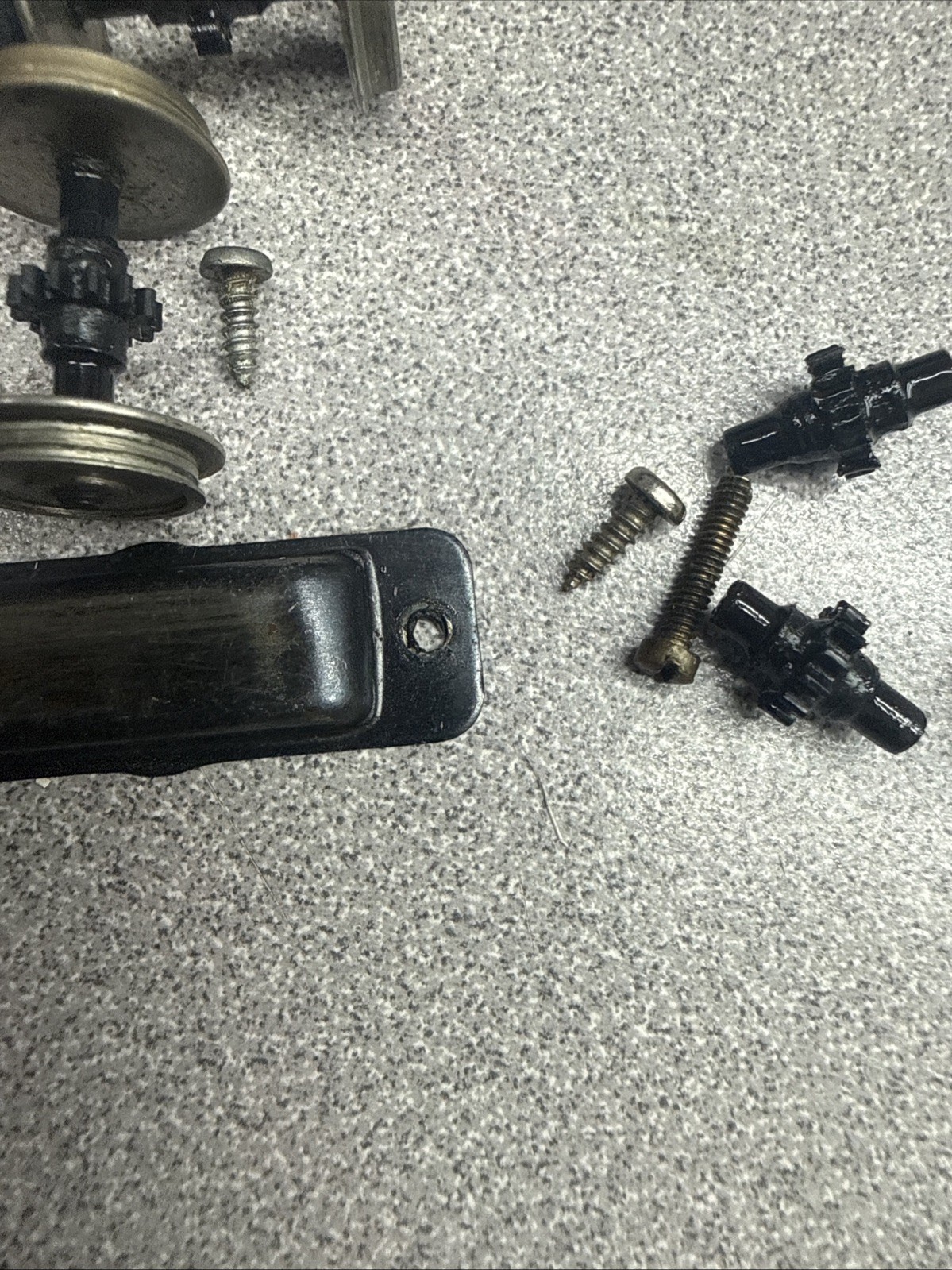 Ho Scale C-Liner Parts AHM Chassis Motor Works Axles And Gears & Headlight Works