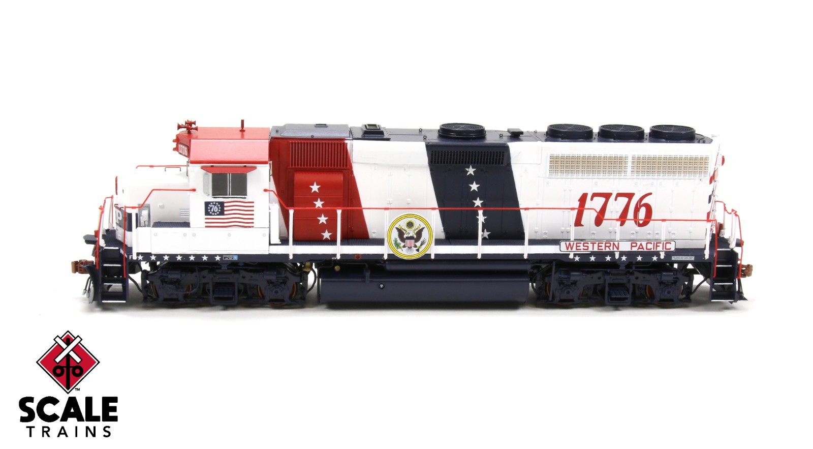 Scaletrains HO Bicentennial WP Western Pacific GP40 #1776 DCC & LokSound NEW