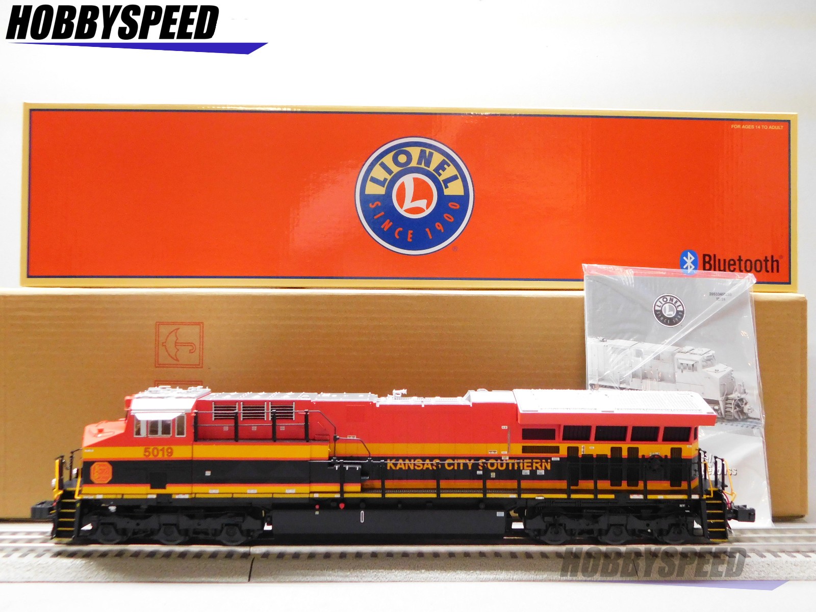 LIONEL KANSAS CITY SOUTHERN SUPERBASS ET44AC DIESEL ENGINE O GAUGE 2533489 NEW