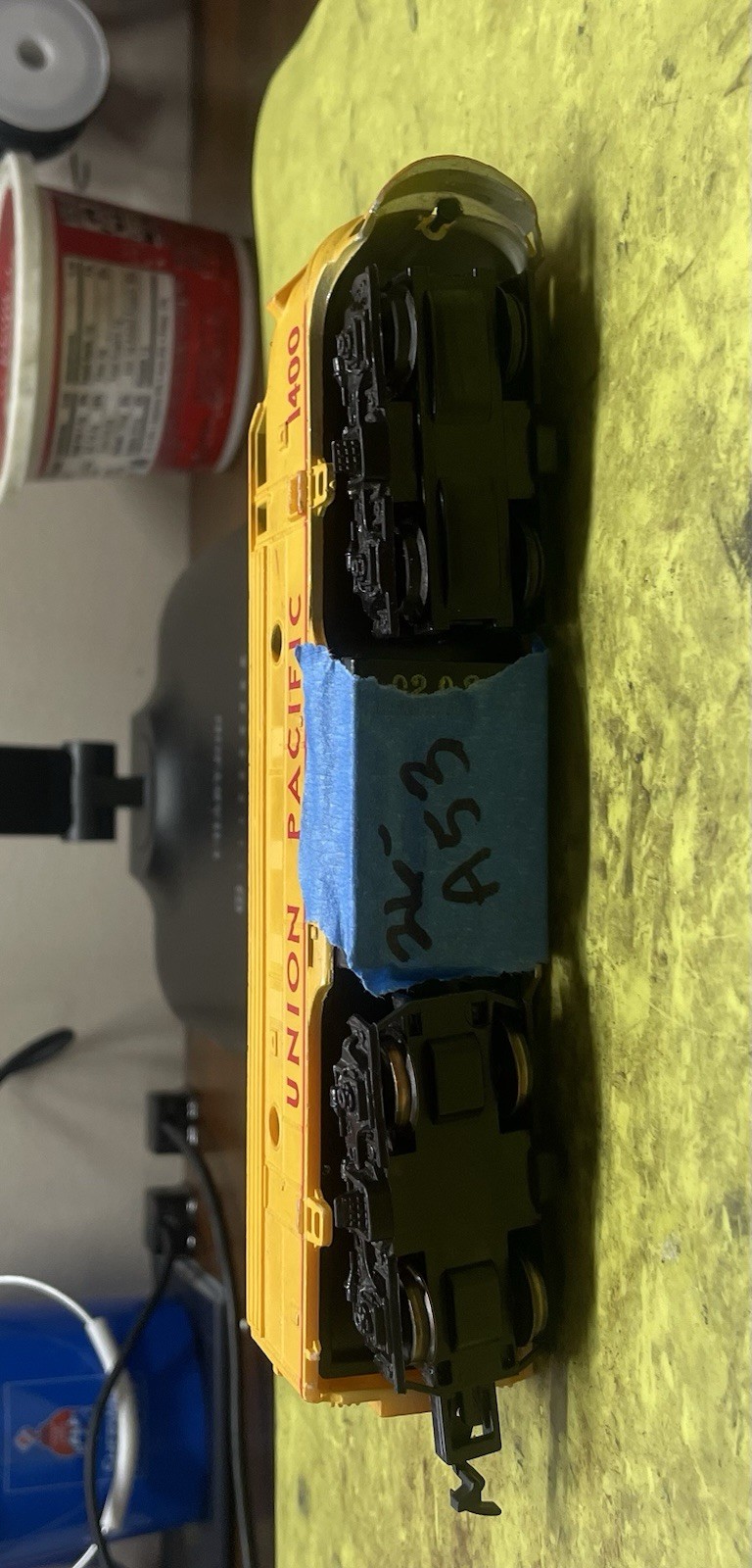 HO Life Like Union Pacific #1400 F7 Locomotive Engine Serviced Lot A53