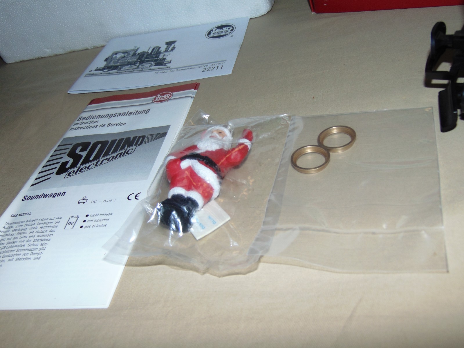 LGB 22211 STAINZ CHRISTMAS STEAM ENGINE WITH SOUND + BOX