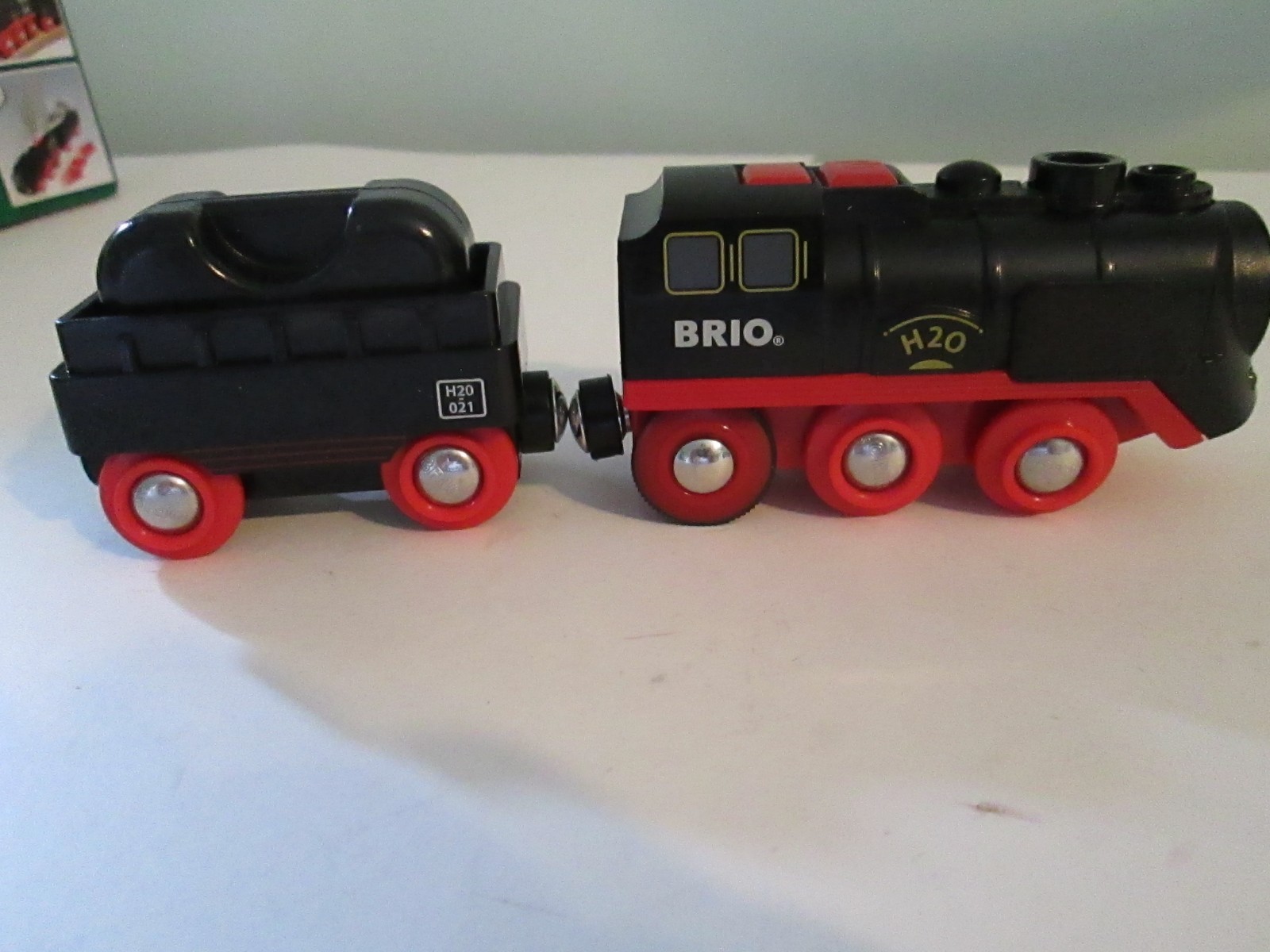 BRIO World 33884 Battery Operated Steaming Train Black & Red