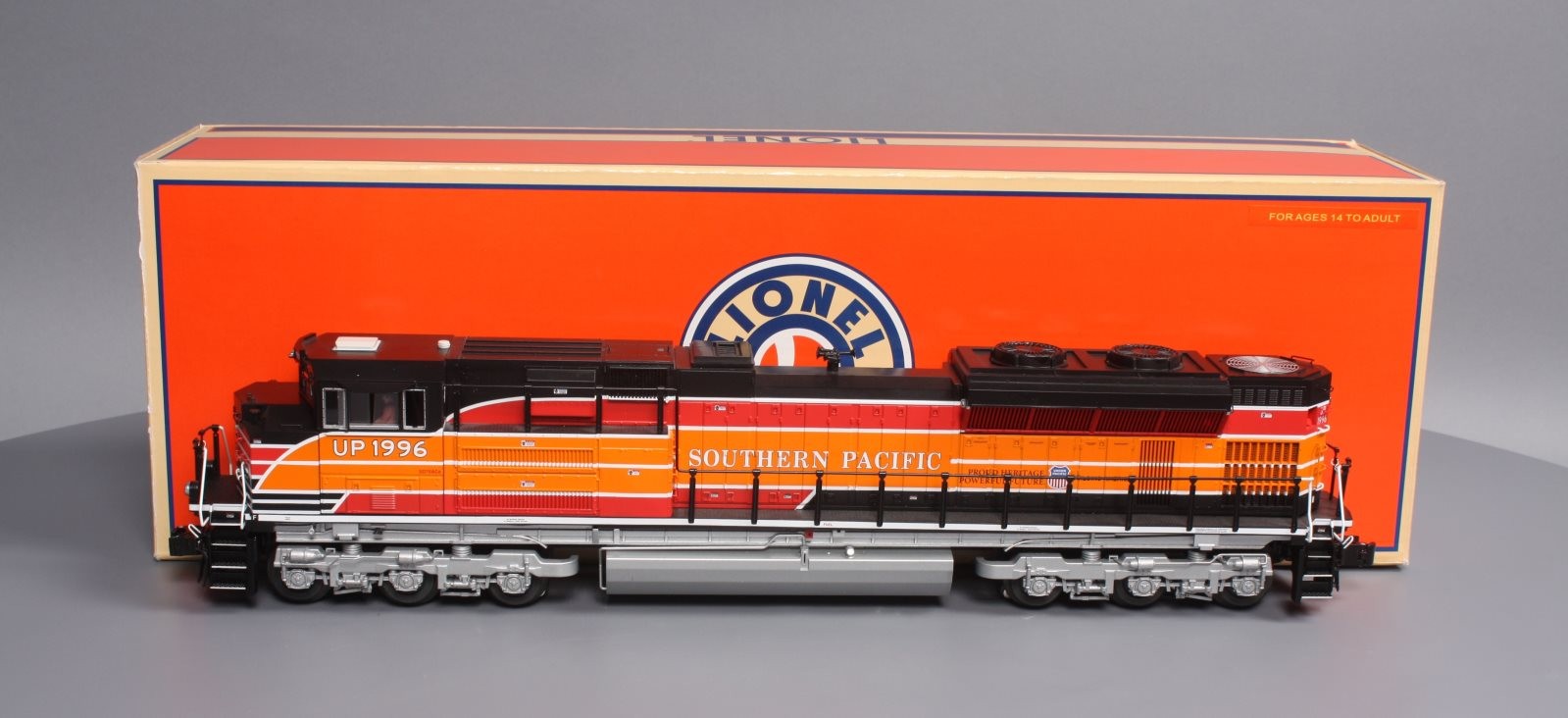 Lionel 6-28281 O Gauge SP/UP Heritage SD70ACe Diesel Locomotive #1996 EX/Box