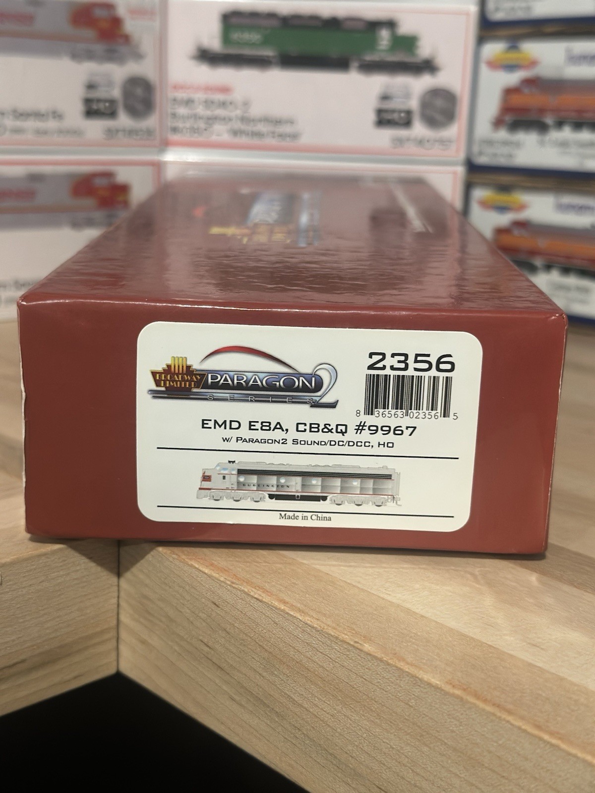 Broadway Limited Imports HO EMD E8A CB&Q #9967 DCC&Sound NEW