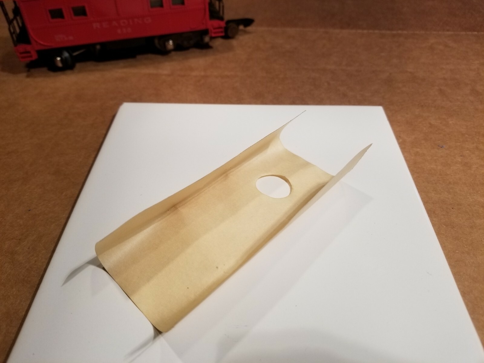 AMERICAN FLYER 1 SET 2 Original American Flyer Caboose Paper Light Diffusers