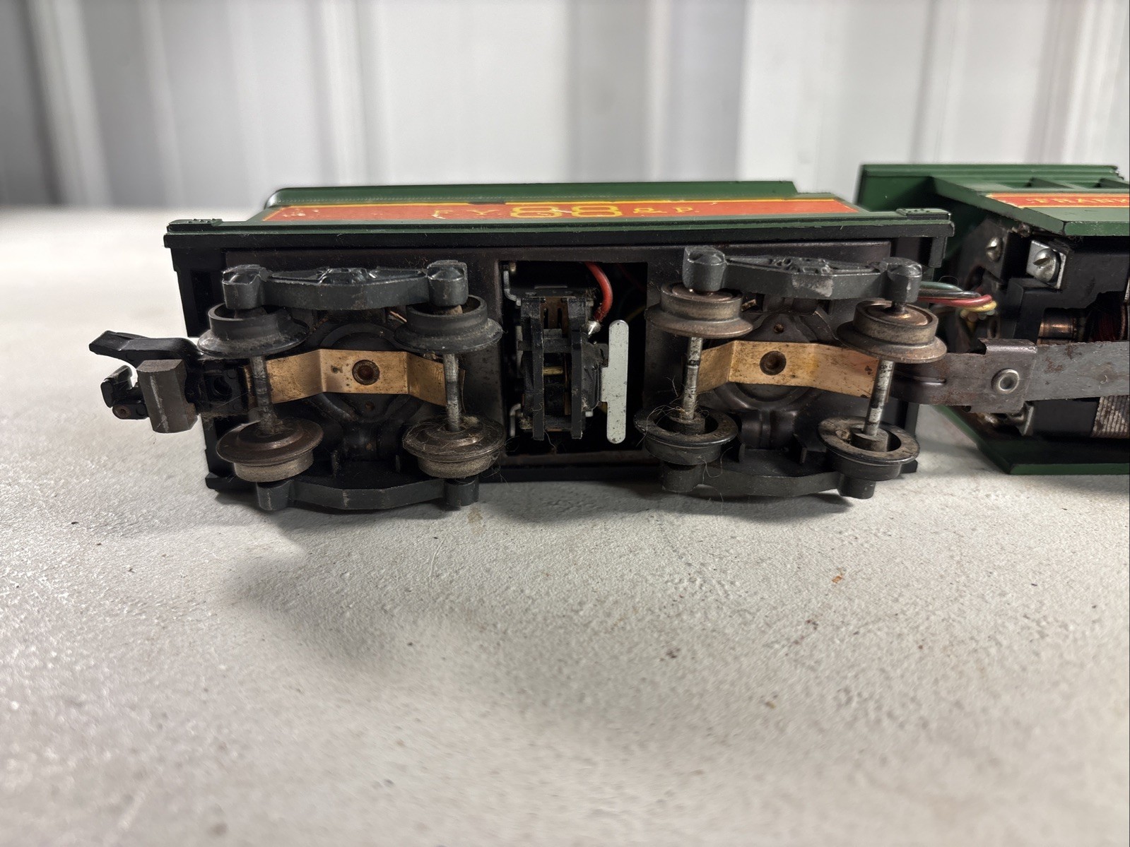 Vintage American Flyer Franklin F.Y. 88 & P. Engine & Tender UNTESTED