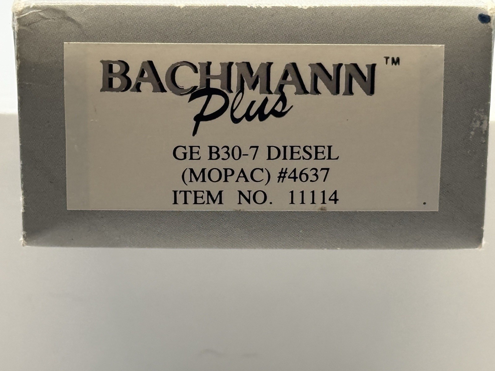 Bachmann Plus HO 11114 Missouri Pacific Mopac 4637 GE B30-7 Diesel Loco Running