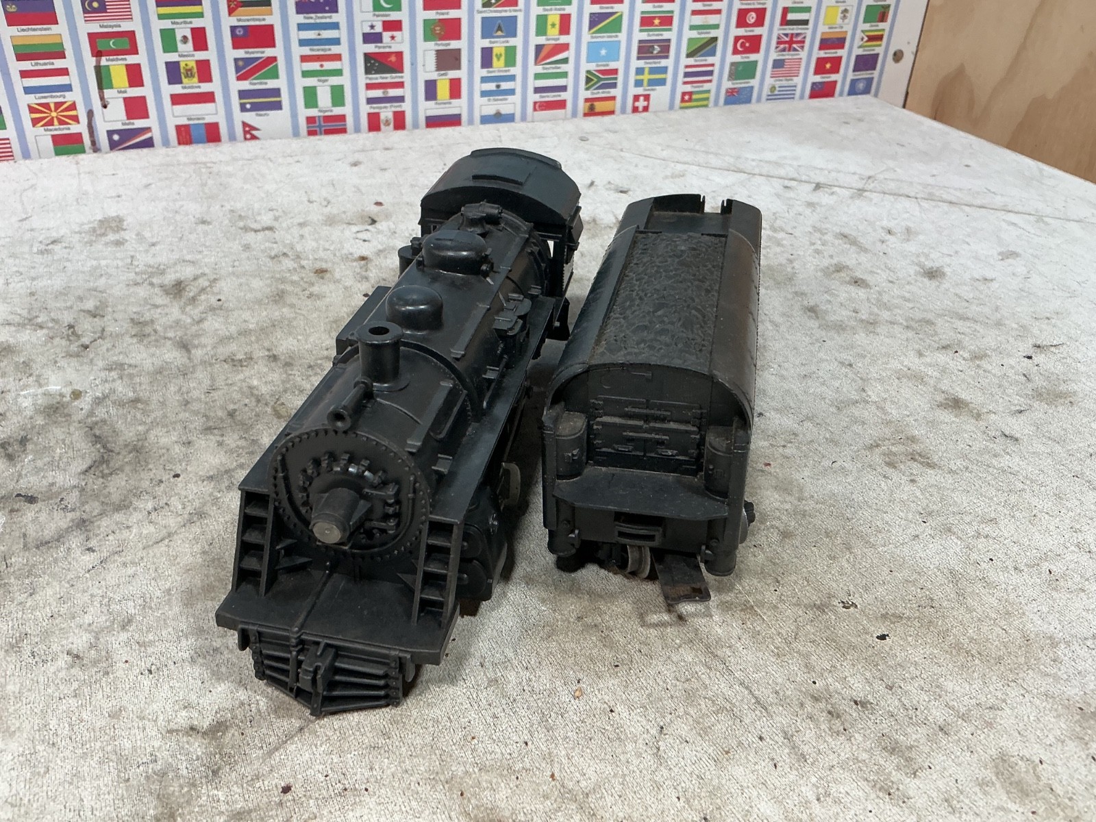 Lionel 1124 Postwar – Set The Hawk Steam Engine Freight Cars O Gauge
