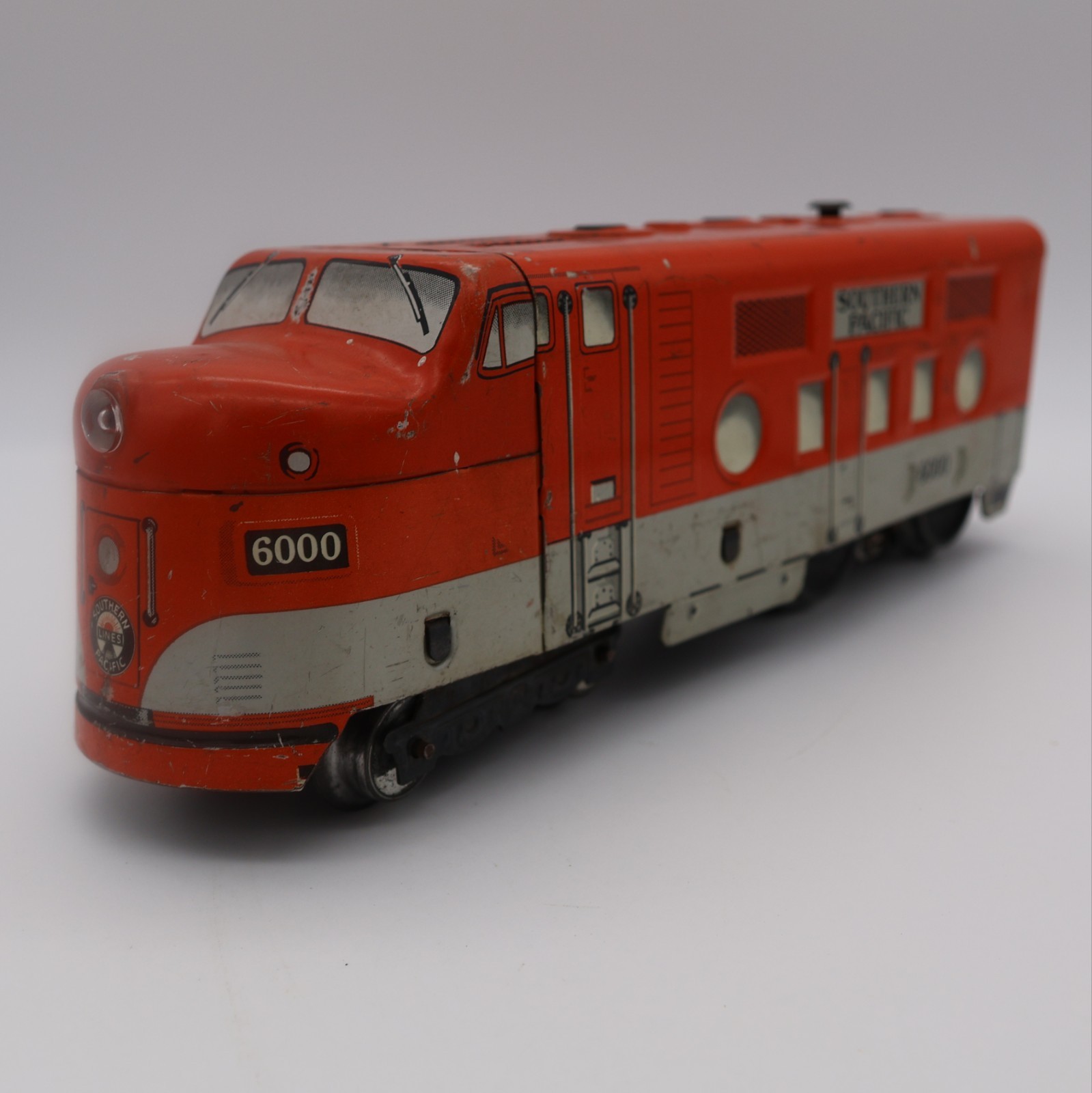 Marx Southern Pacific 6000 Diesel Engine Orange O Gauge Train Locomotive UNTEST