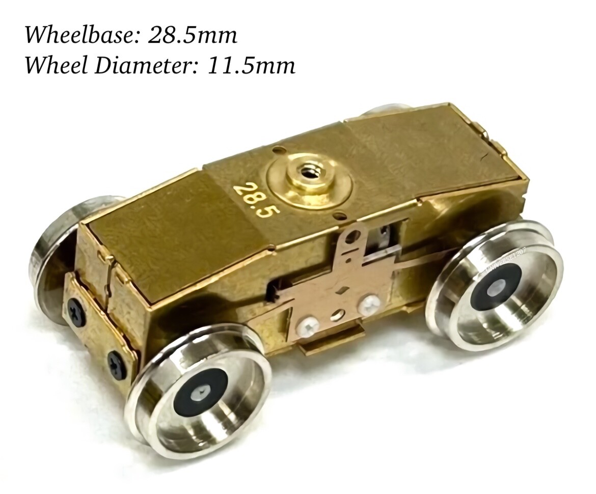 H0/On30/O16.5/Oe Aru-Model HO-28.5C Locomotive Power Drive Chassis Kit D11.5mm