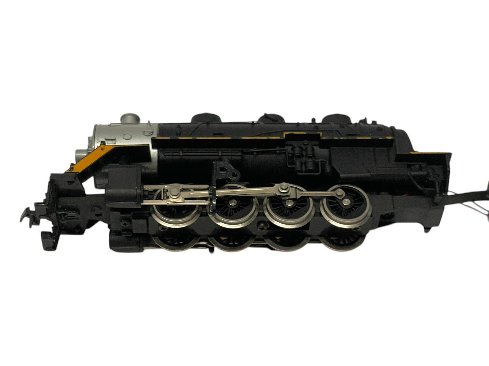 Vintage Clementine Steam Locomotive W/Tender – black & Gold Model Train Untested