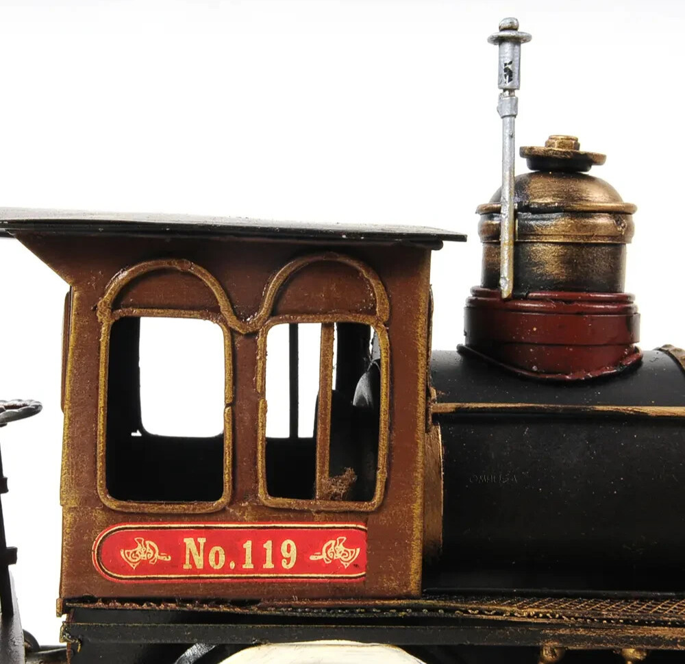 Union Pacific Railroad No. 119 Steam Locomotive Model 21″ Golden Spike Train New