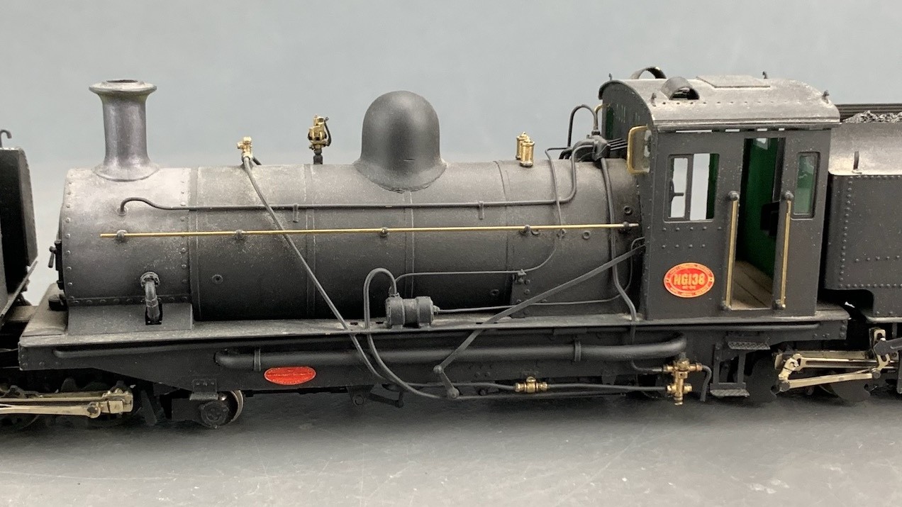 1:43 7MM On2 Backwoods Brass NGG16 Class 2-6-2+2-6-2T Beyer-Garratt RTR O3278