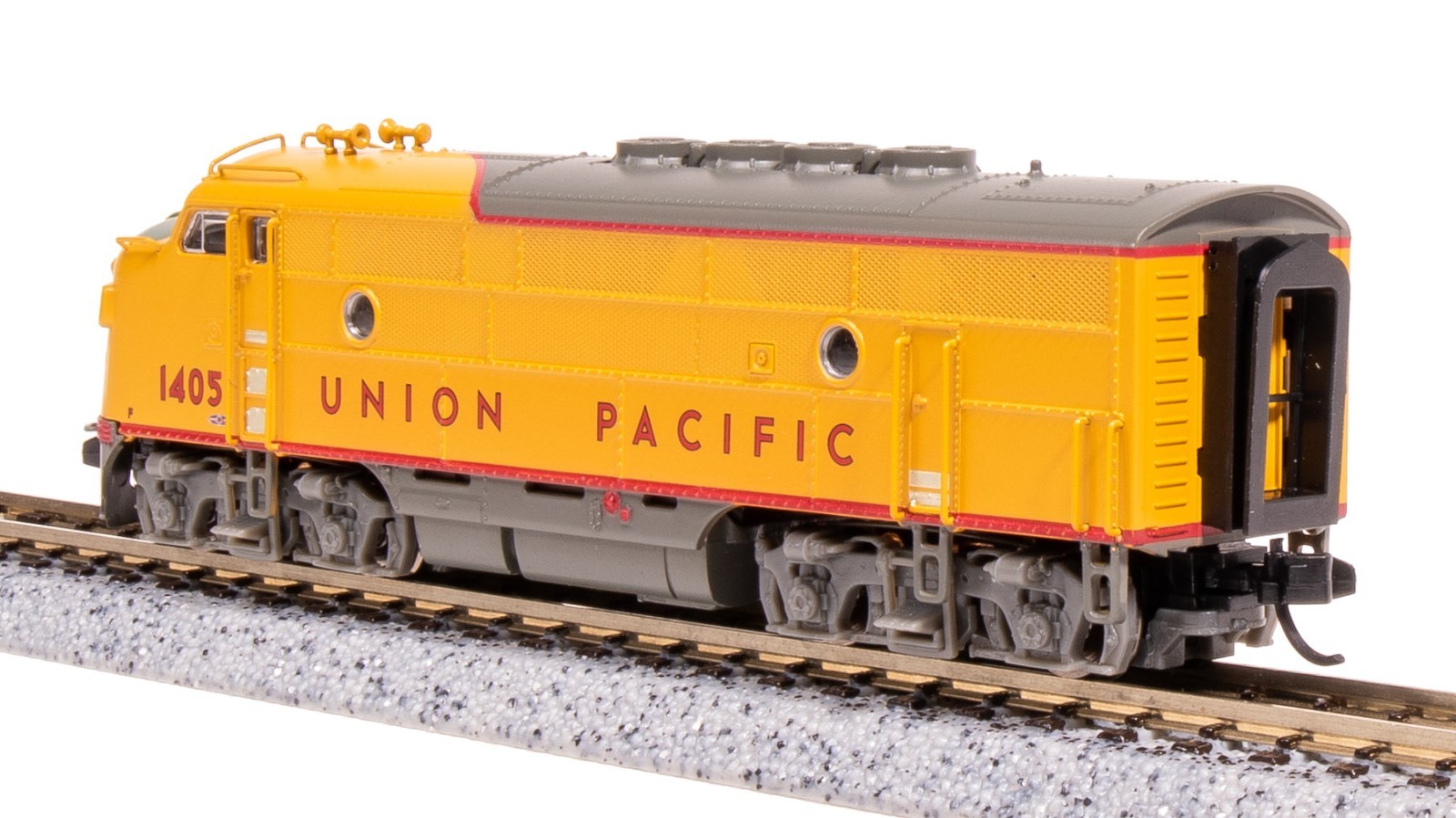 Broadway 7740 EMD F3A, UP 1409, Yellow & Gray, Paragon4 Sound/DC/DCC, N