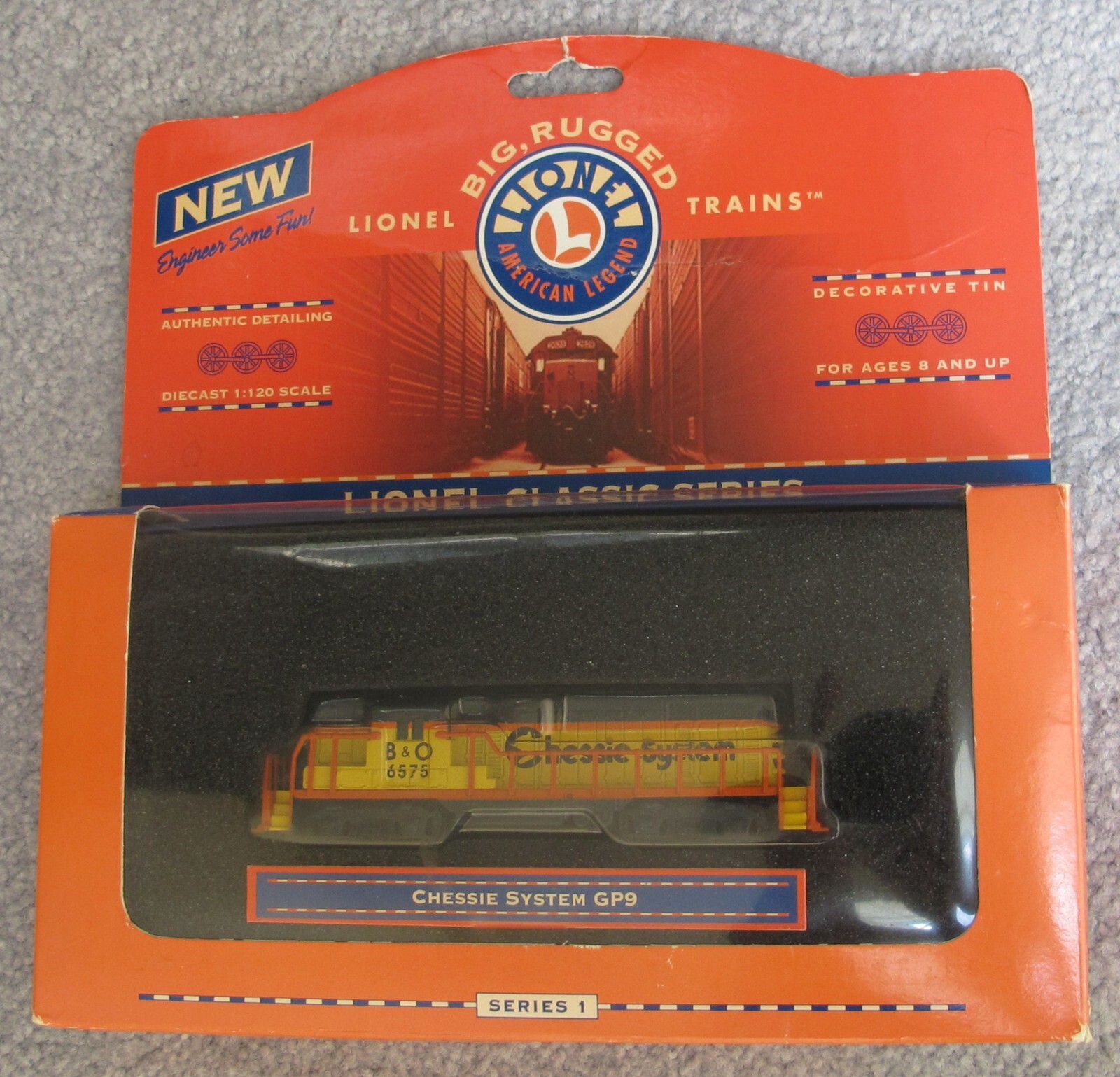 Lionel Big, Rugged Chessie System, GP9 Diesel , 1:120 Scale, TT