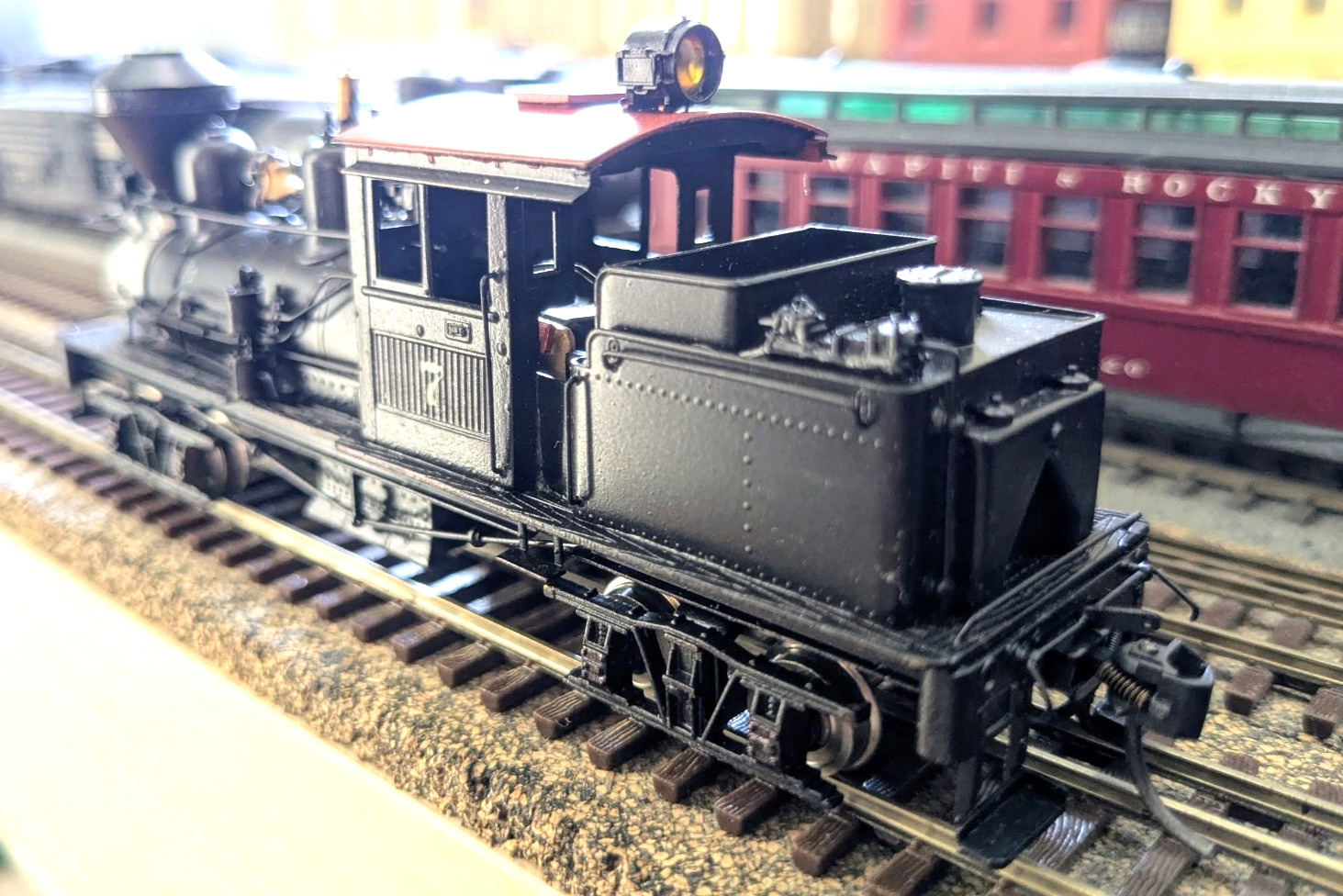 L@@K! BRASS HILLCREST R.R. LIMA 25-TON SHAY PFM UNITED HO *PRO-PAINT *RUNS G@@D!