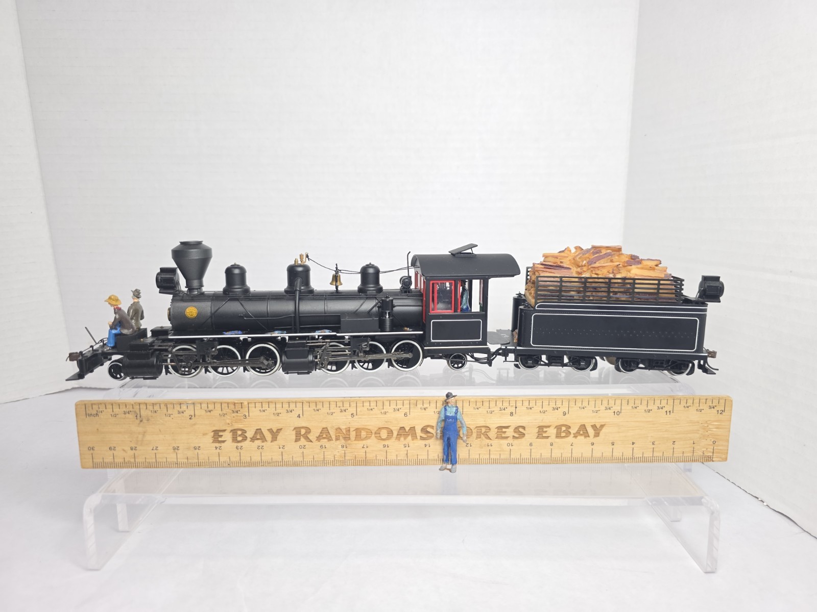 On30 Bachmann Spectrum 28798 DC/DCC 2-6-6-2 Articulated W/ Figures Runs Well