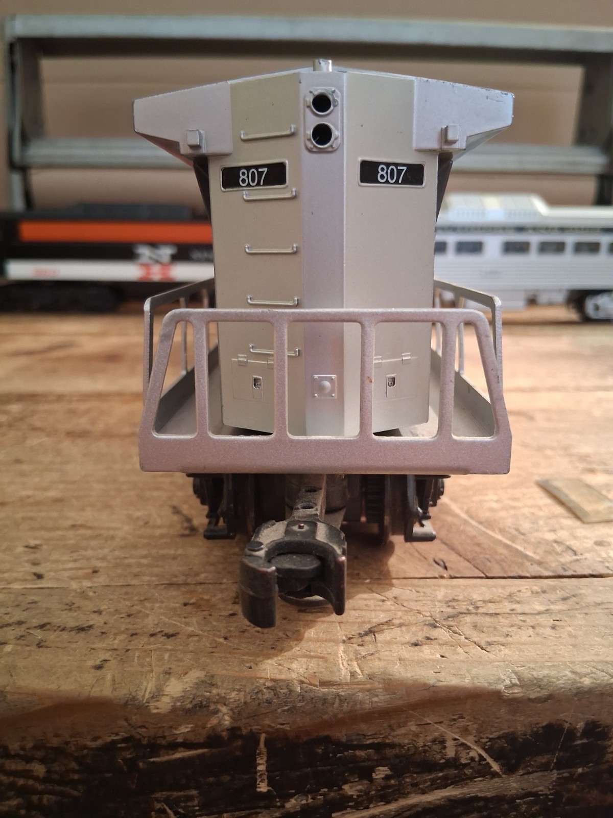 Williams DA109 Amtrak Dash 8 Powered Cab #807 Horn O Gauge 3 Rail Diesel TESTED