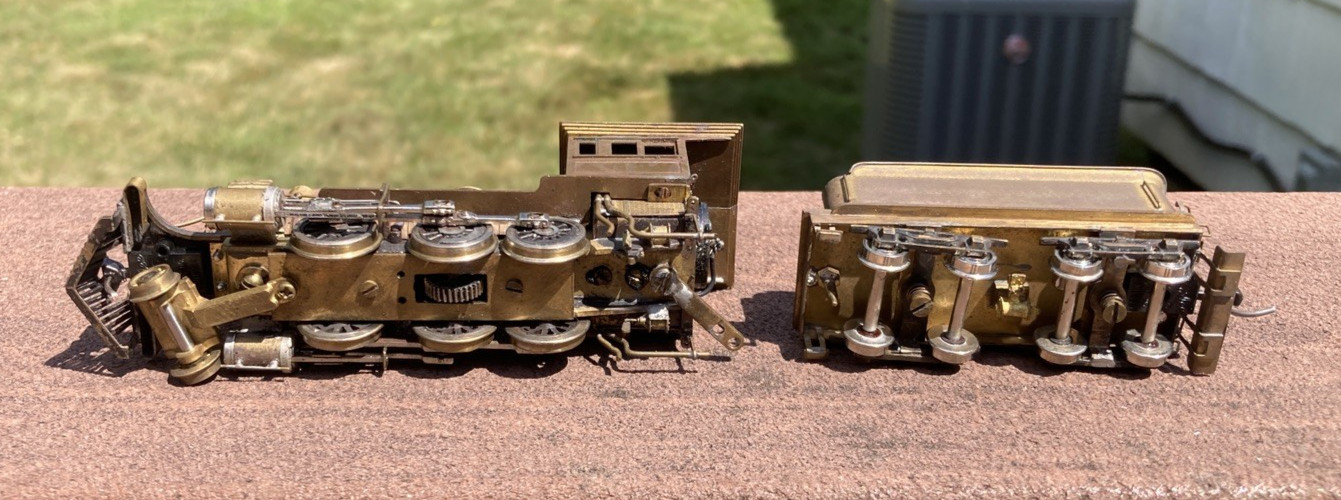 RARE MEW Brass HO Virginia & Truckee no. 20 2-6-0 Steam Loco & Tender