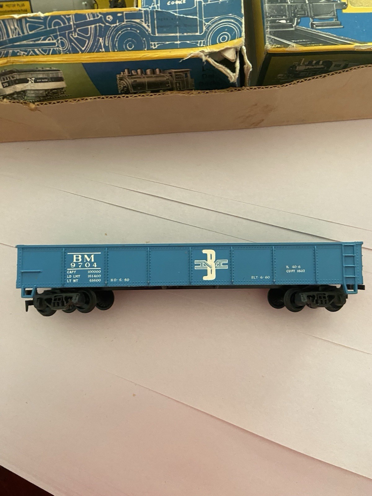Vintage HO Scale Train Set By AHM From 1966 – Please Read Description