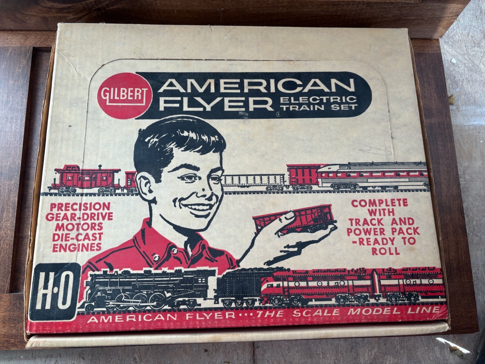 American Flyer HO Chesapeake and Ohio 30705 Set with Transformer, Original Box