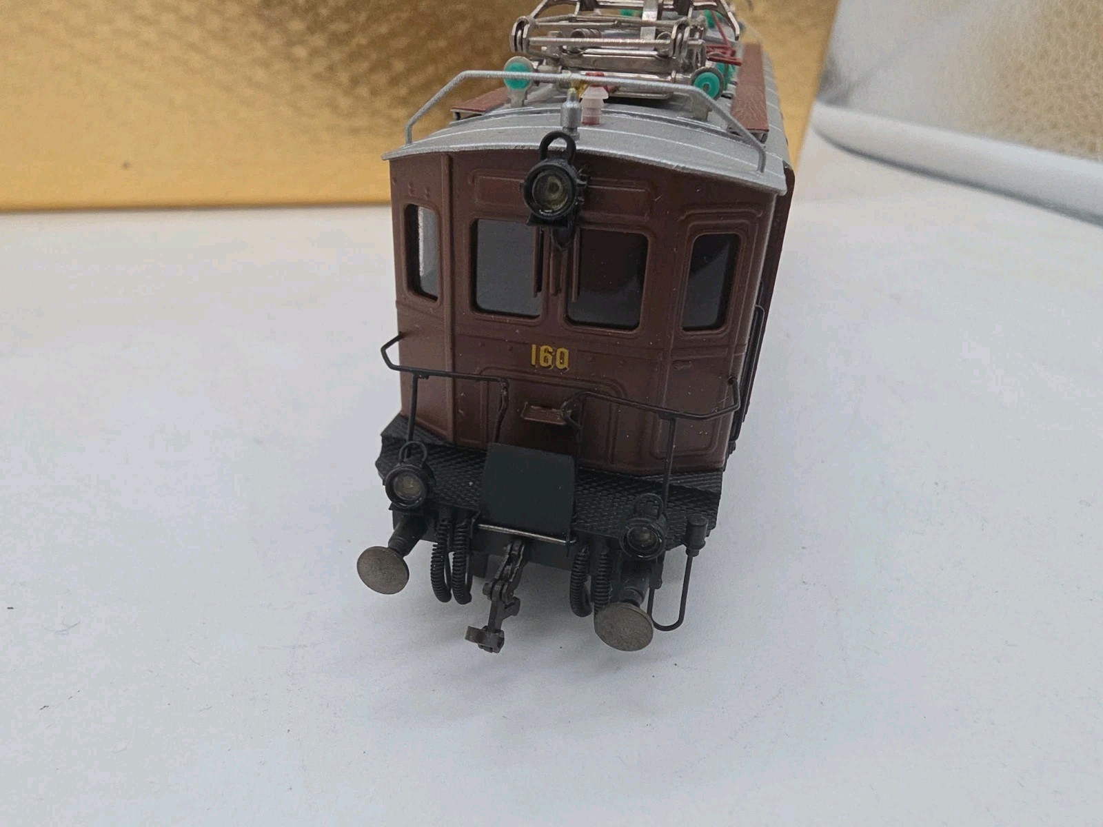 METROPOLITAN 701A BLS Be 5/7 Brown DC Electric Locomotive HO Prebuilt