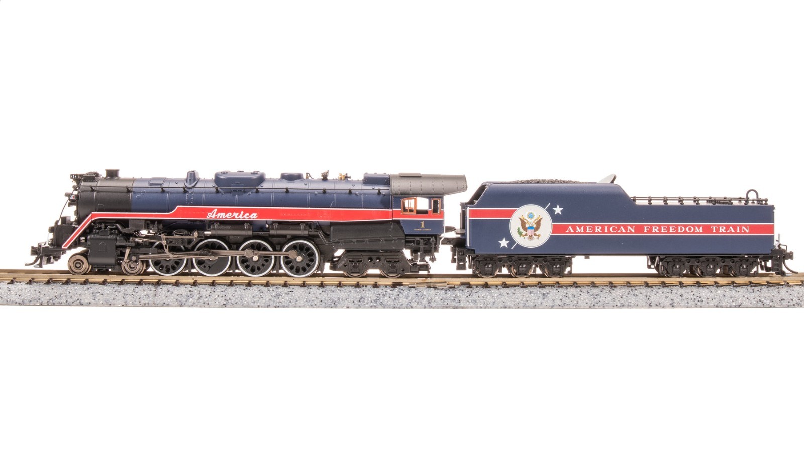 7407 Reading T1 4-8-4, 1976 American Freedom Train #1, Paragon4 Sound/DC/DCC, N