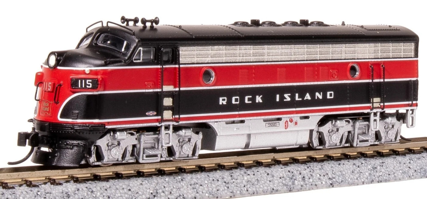 BROADWAY LIMITED 7769 N SCALE EMD F7A CRIP 115 ALUM TRUCKS PARAGON4 SOUND/DC/DCC