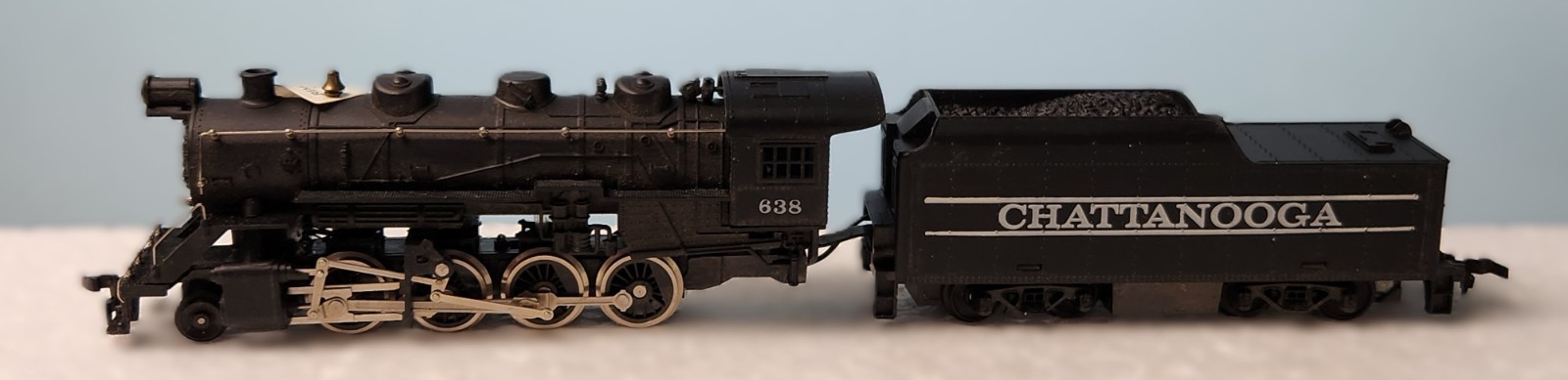 Vintage 70’s Tyco Chattanooga 638 Train Steam Engine – HO Scale w/Lights & Smoke