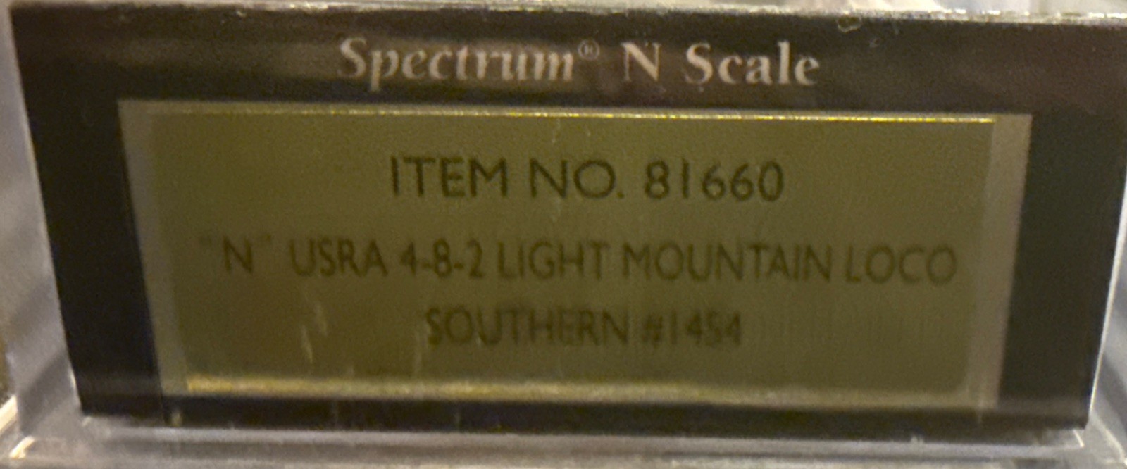 Bachman, Spectrum N Scale Southern Pacific 1454 Item Number #81660