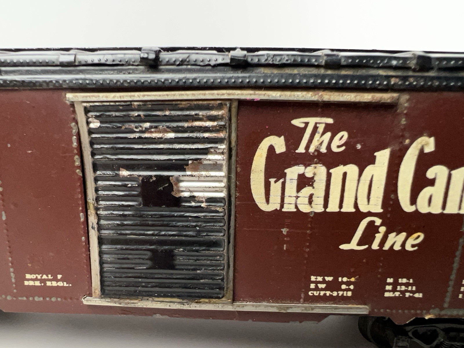 Santa Fe HO Scale Boxcar / A.T.S.F. #141529 / The Grand Canyon Line Metal & Wood