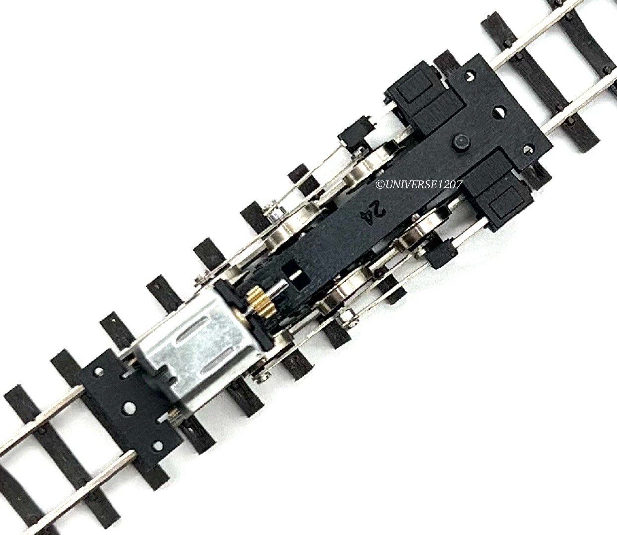 N/HOn30/HOe/009 0-6-0 Steam Locomotive Power Drive Chassis 24mm/8mm H0e Engine