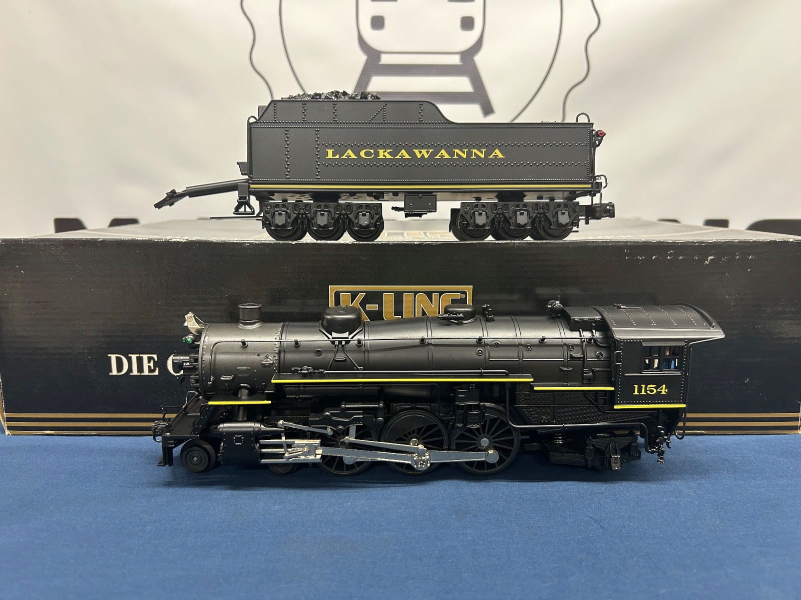 K-line DL&W Lackawanna #1154 4-6-2 Pacific Steam Engine w/ Whistle K3338-0001W