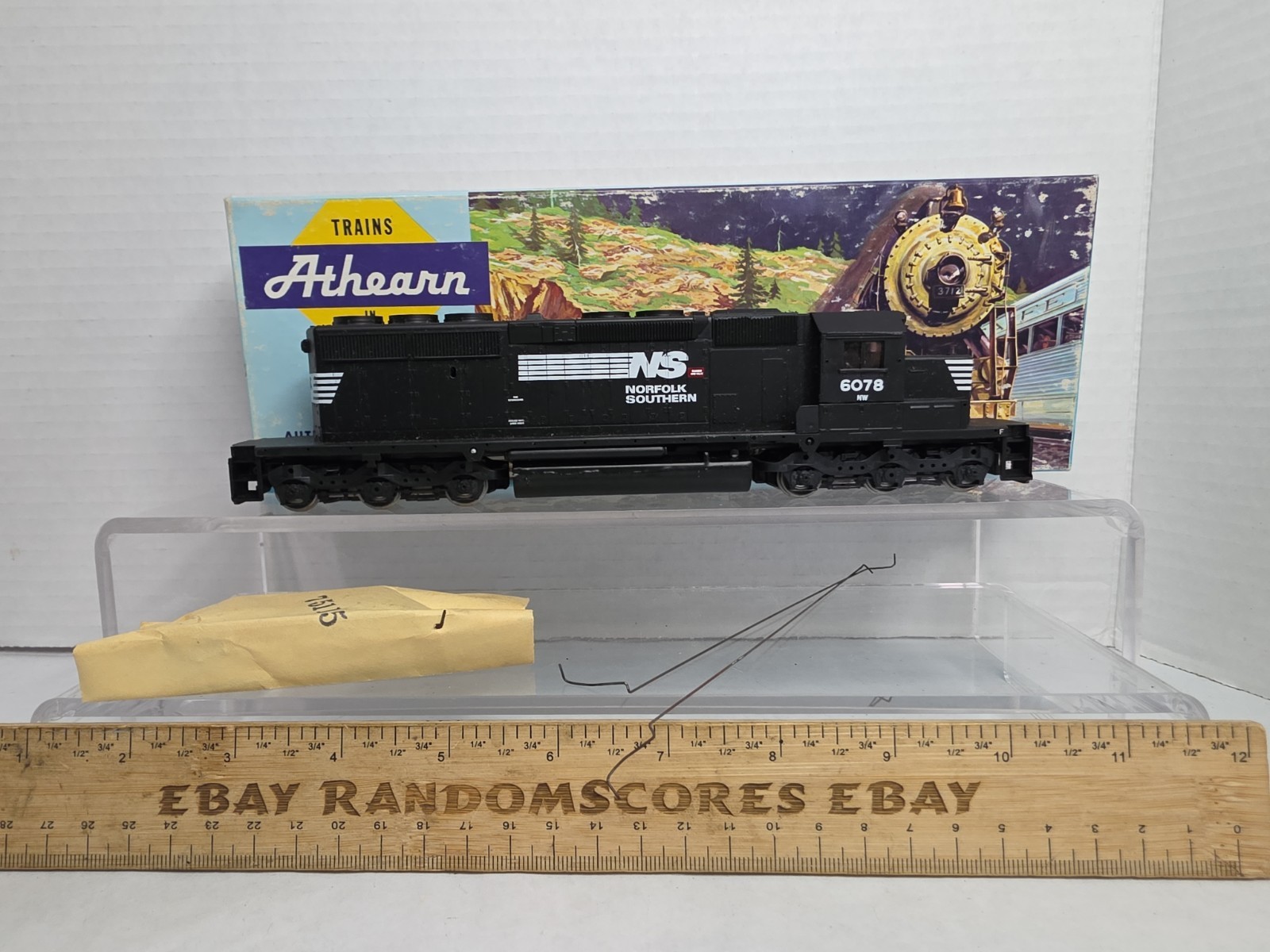 Athearn HO Scale 4426 Norfolk Southern NW 6078 SD-40-2 Diesel Locomotive EX/Box