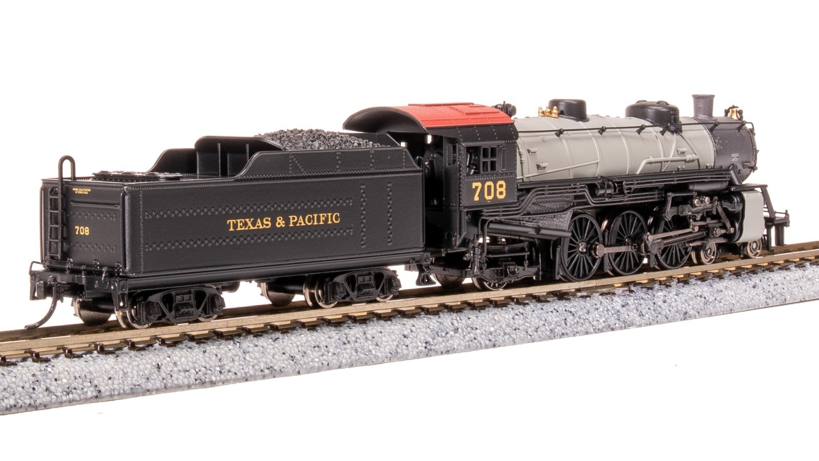 8011 Light Pacific 4-6-2, T&P 713, Gray Boiler, Paragon4 Sound/DC/DCC, N (NP)