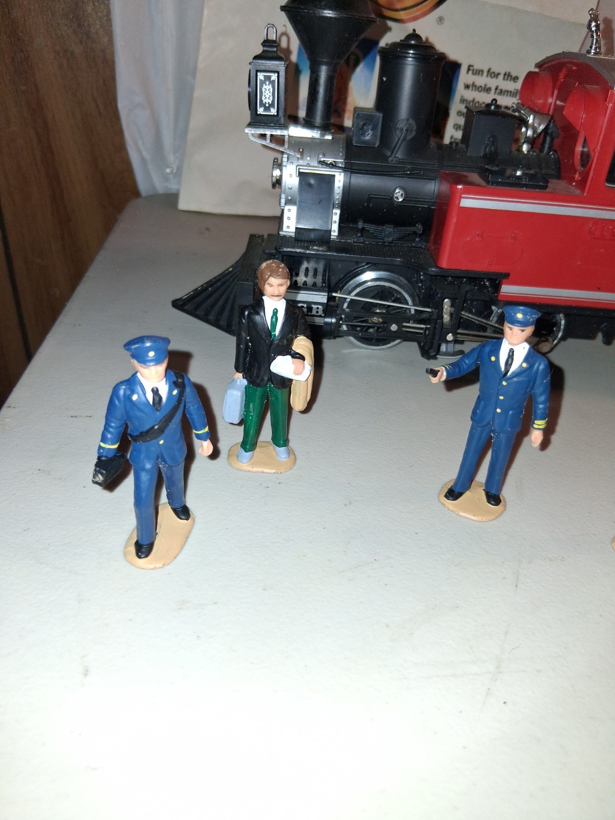 Lehmann LGB West Germany Made Train, Tracks, Book And Figures.