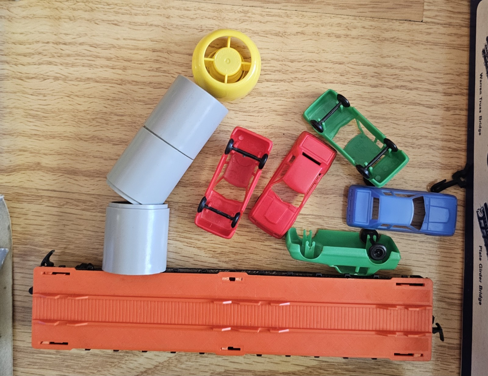 Vintage Tyco Santa Fe 72 Giant 72 Piece Train Set HO Scale Parts Repair Lot