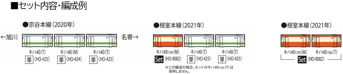 TOMIX HO Gauge JR Kiha 40 1700 Type Typhon Removal Vehicle M HO424 Railway Model