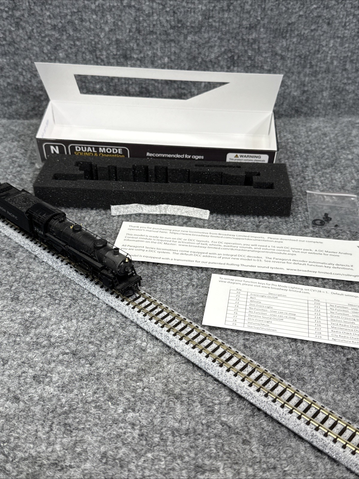 BROADWAY LIMITED 3996 N SCALE USRA Light Mikado UP 2548 Paragon4 Sound/DC/DCC