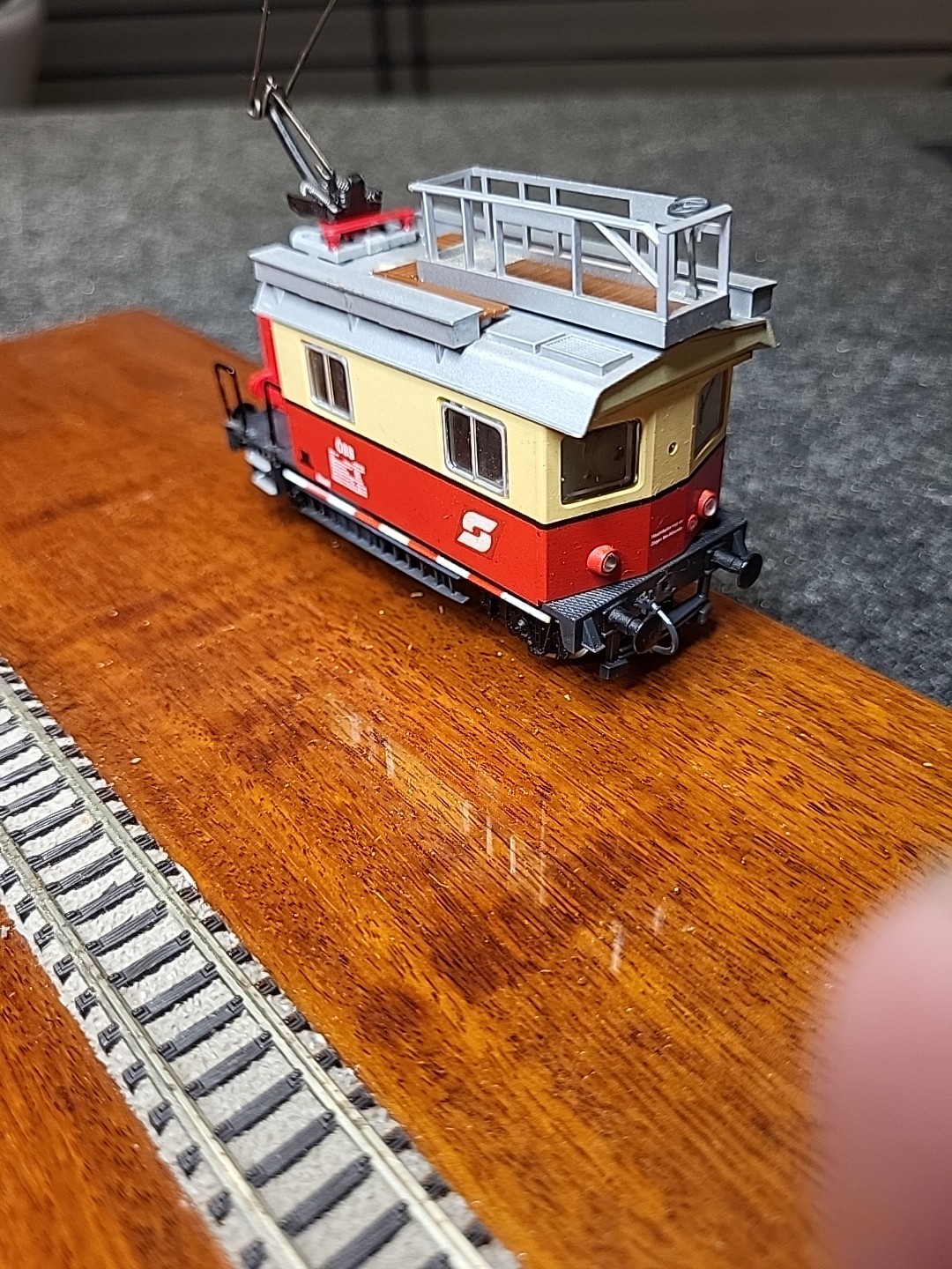 Vintage Kleinbahn HO Scale OBB X534.80 turmwagen Tower Maintenance Locomotive