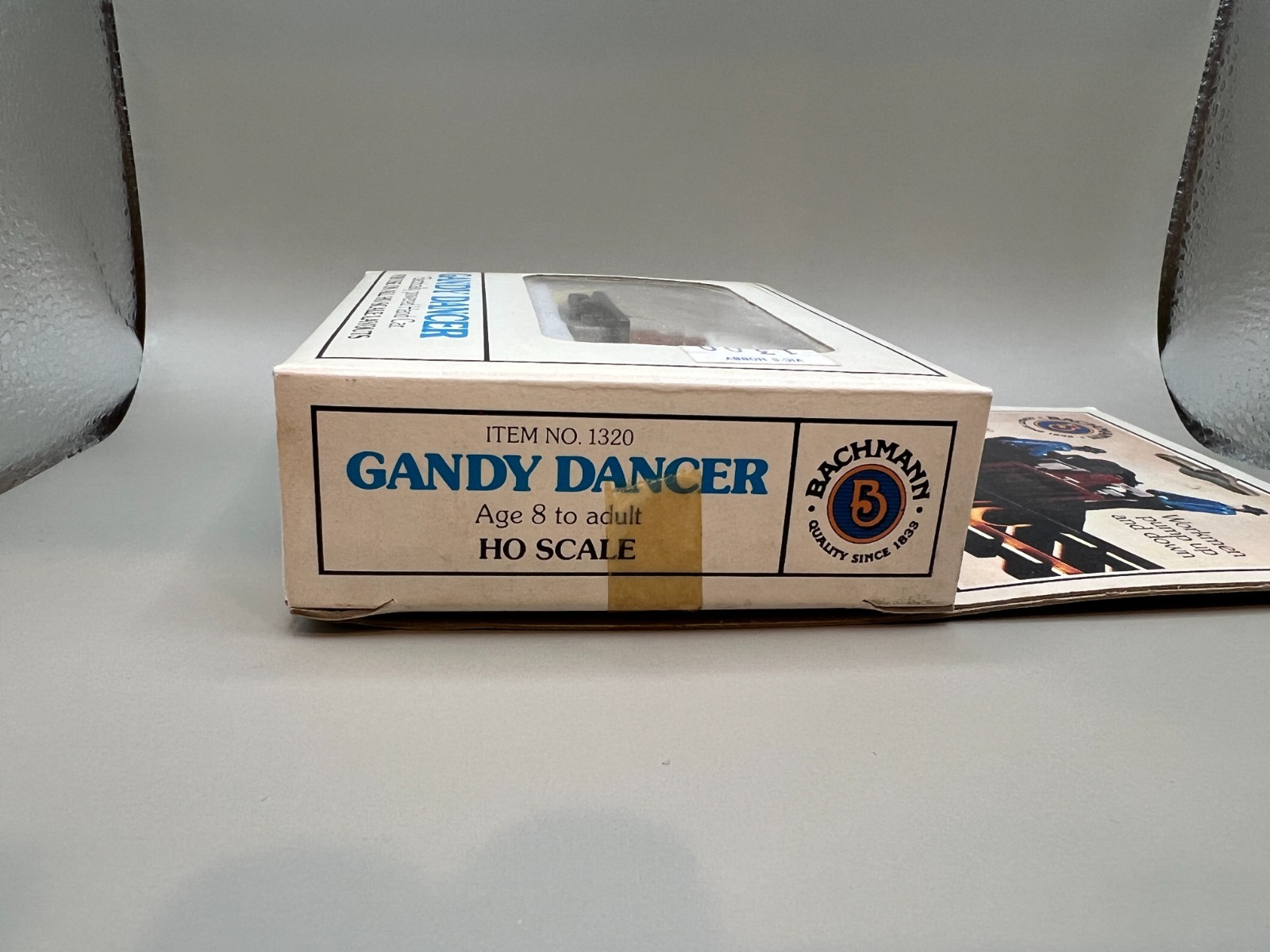 Bachmann HO Scale Gandy Dancer Electrically Powered Hand Car Original Box