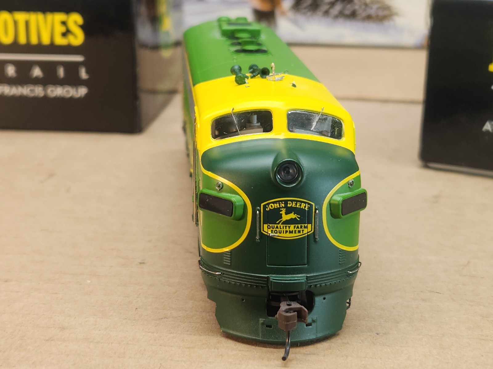 Athearn John Deere HO Precision Locomotive F series A Powered, B Non-powered