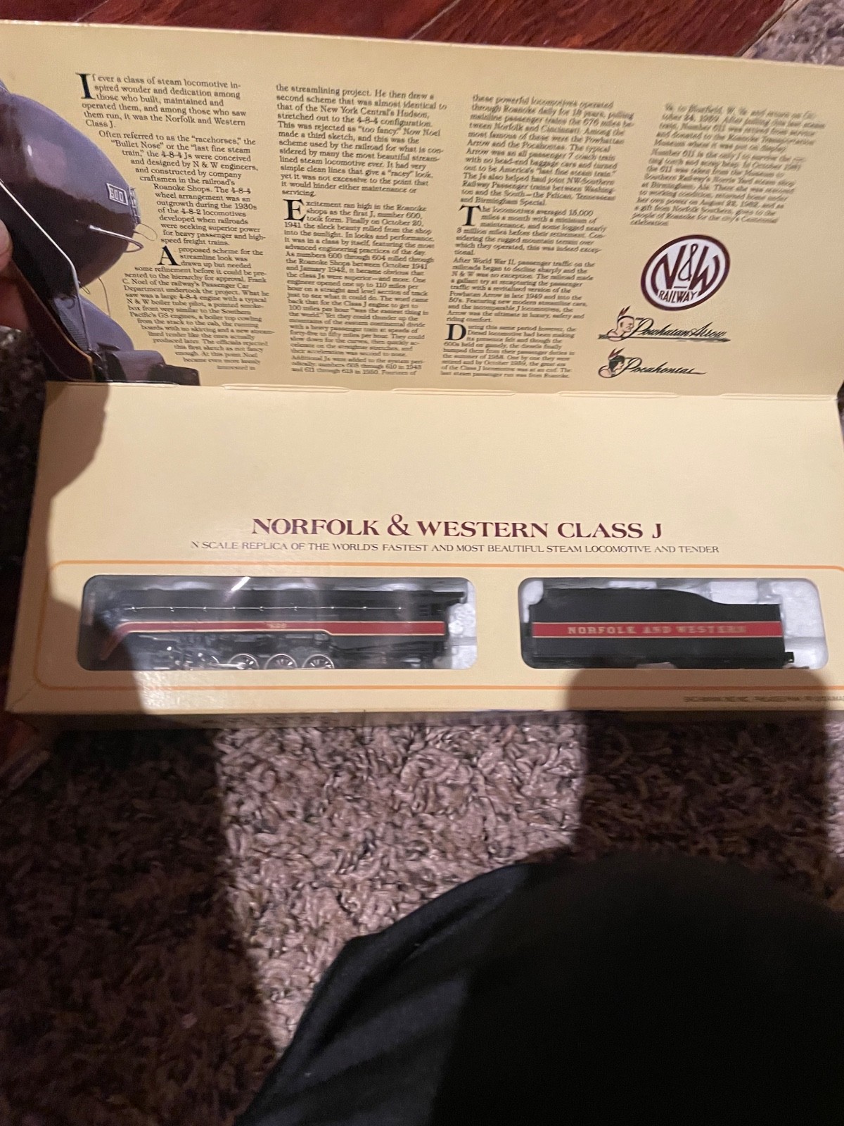 Collect: N GAUGE NORTHFOLK AND WESTERN SPECIAL EDITION LOCOMOTIVE + BONUS $5.00