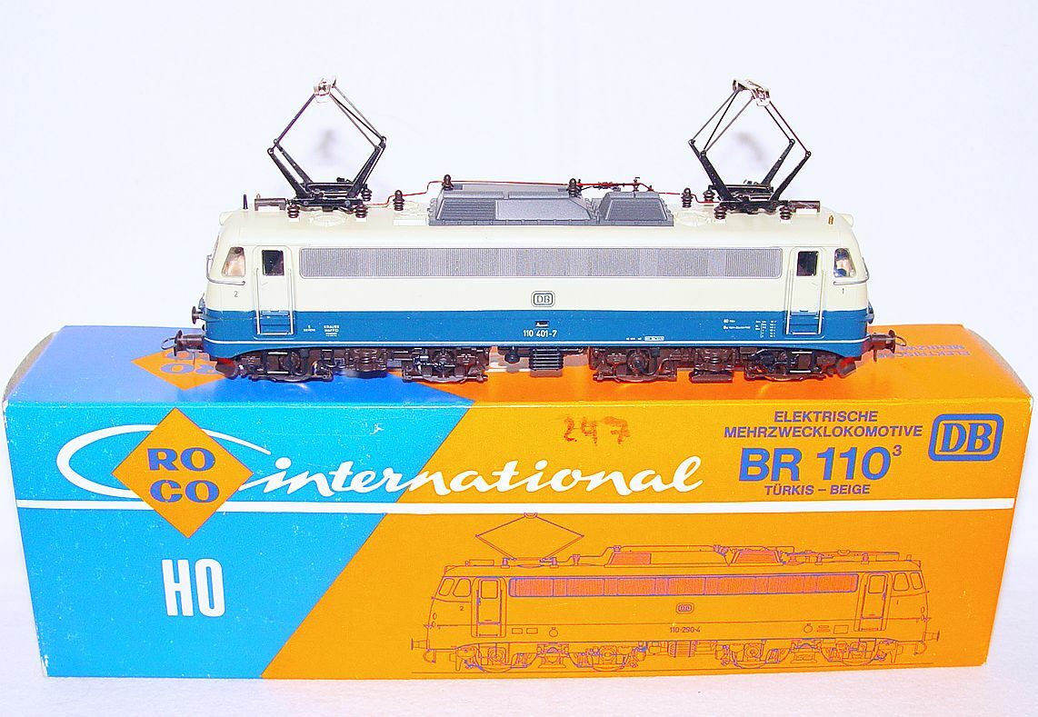 Roco DC HO 1:87 Deutsche Bundesbahn BR 110 “LORELEI” ELECTRIC LOCOMOTIVE MIB`78!