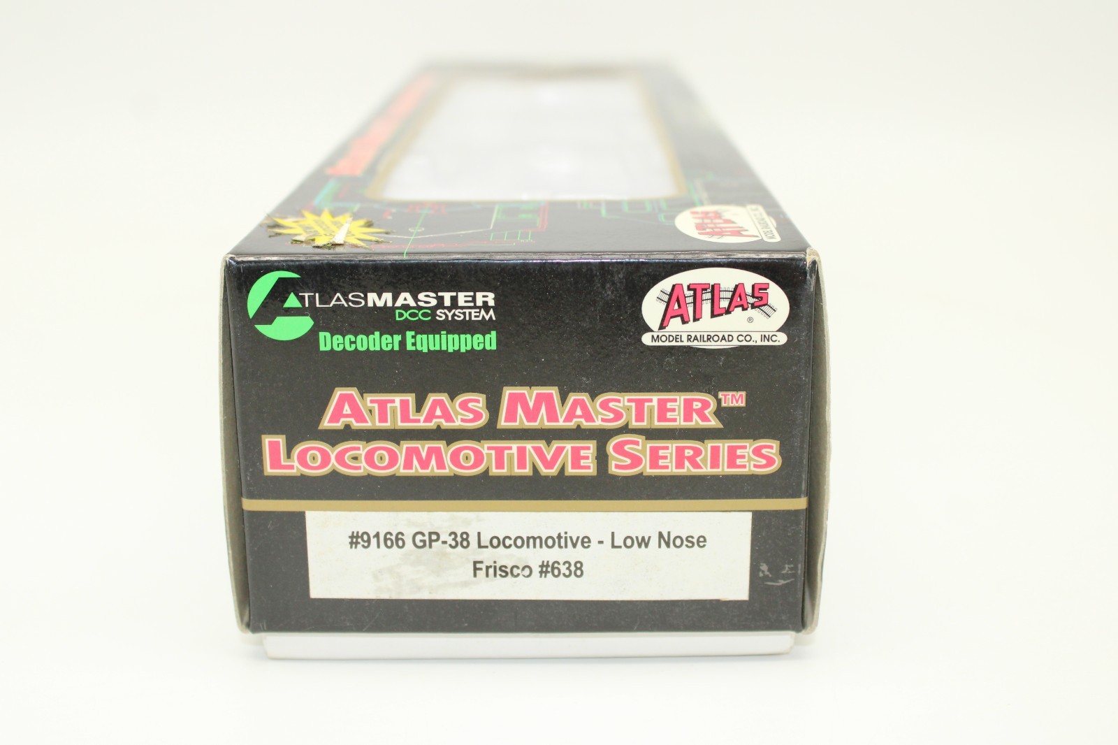 Atlas Master HO Scale Frisco EMD GP38 Low Nose Diesel Locomotive #638 DCC