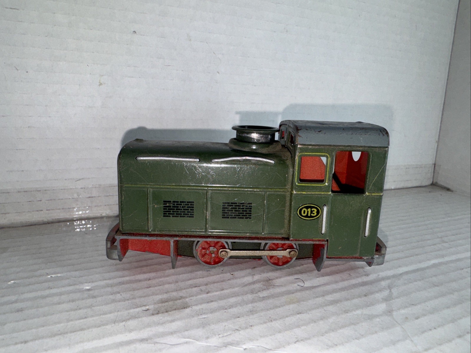 Biller Bahn 013 OE Wind Up Diesel Locomotive Vintage For Train Set Collectible