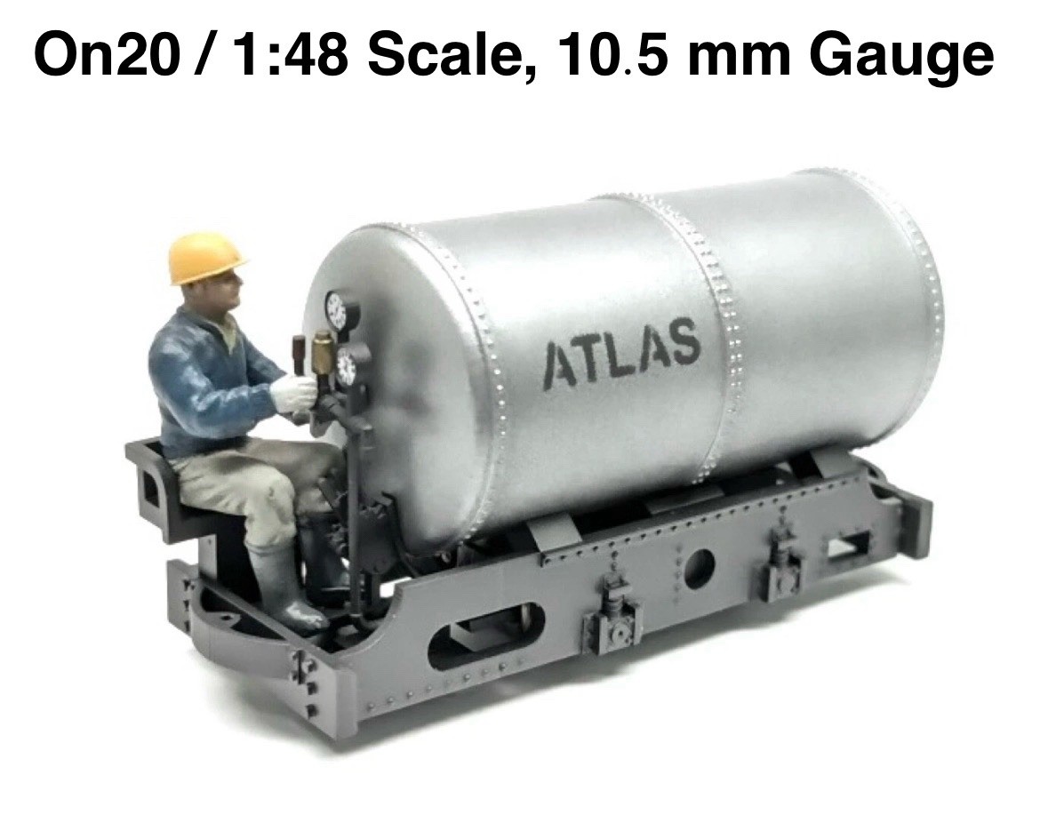 On20 TMW Atlas Stockholm Air Locomotive Kit Tryckluftslok RLJ20 Langban NIB HOn3
