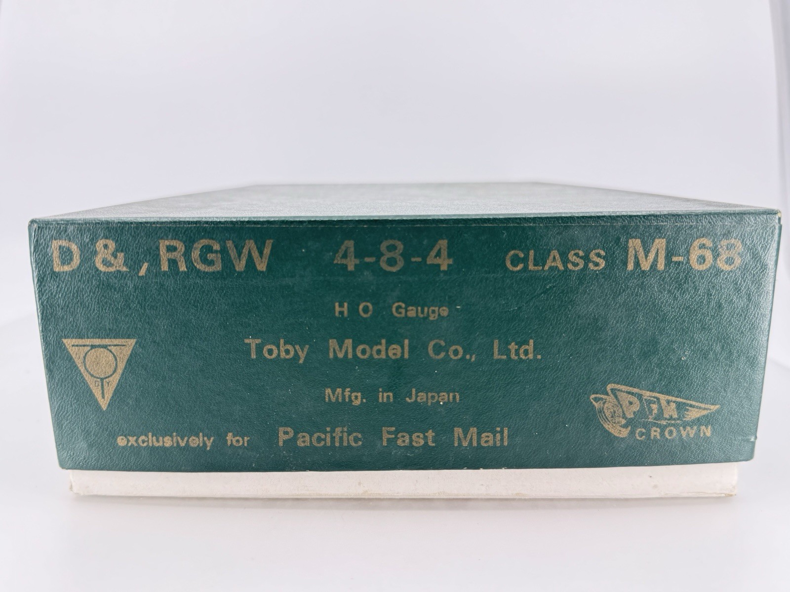 HO Toby Model Co. PFM Brass Rio Grande Class M-68 4-8-4 Steam Locomotive D&RGW