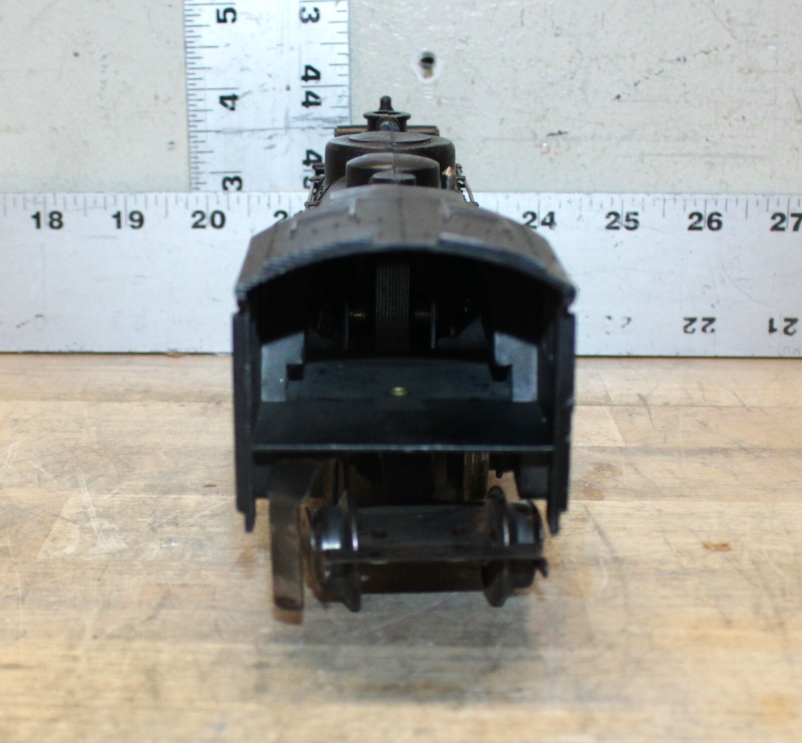 Vintage Marx O Gauge Plastic 666 Steam Locomotive With Smoke 2-4-2 Runs Well